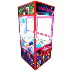 Автомат с игрушками Кра-Няшка красный Модный Хватайка