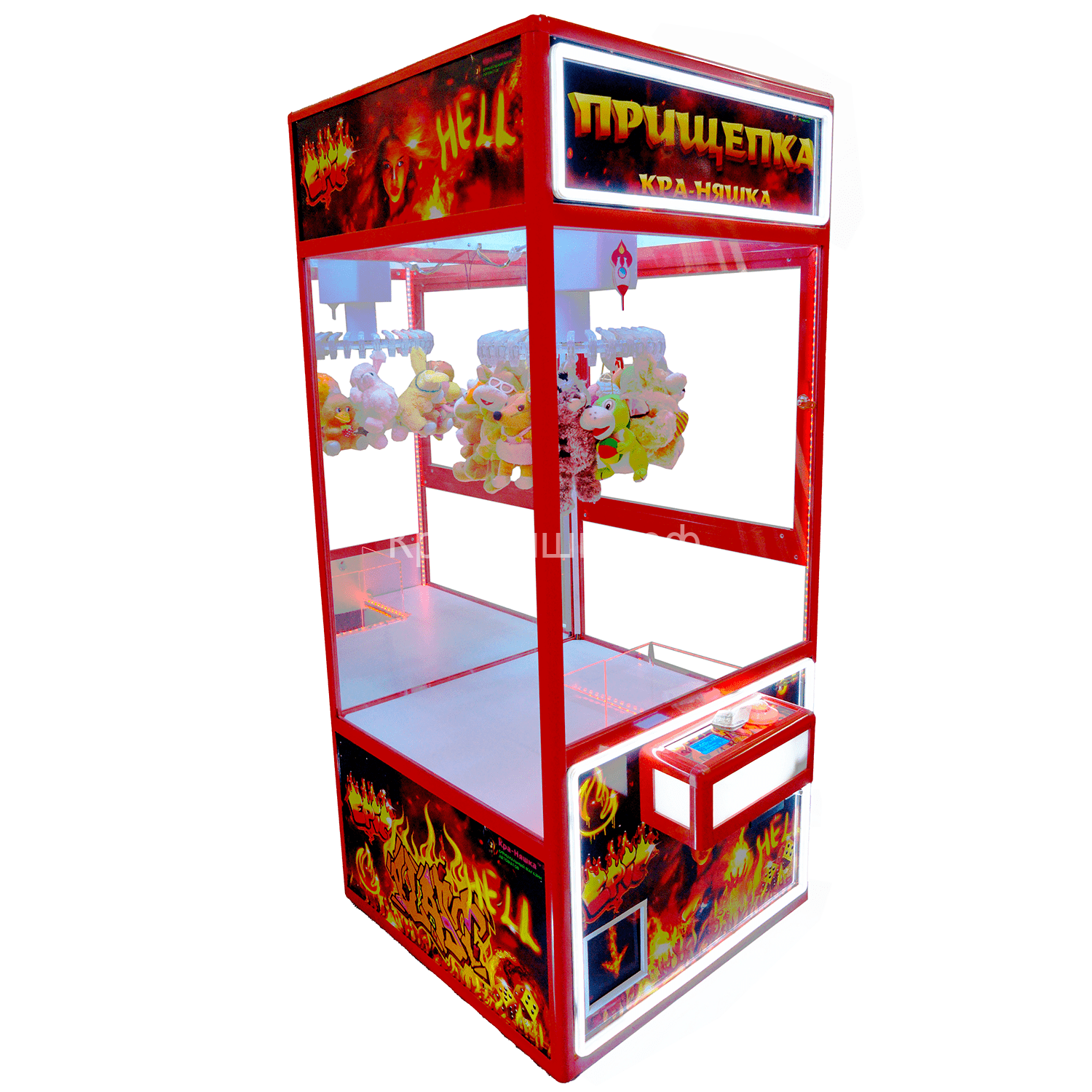 Автомат Прищепка Огненная 30 шт.