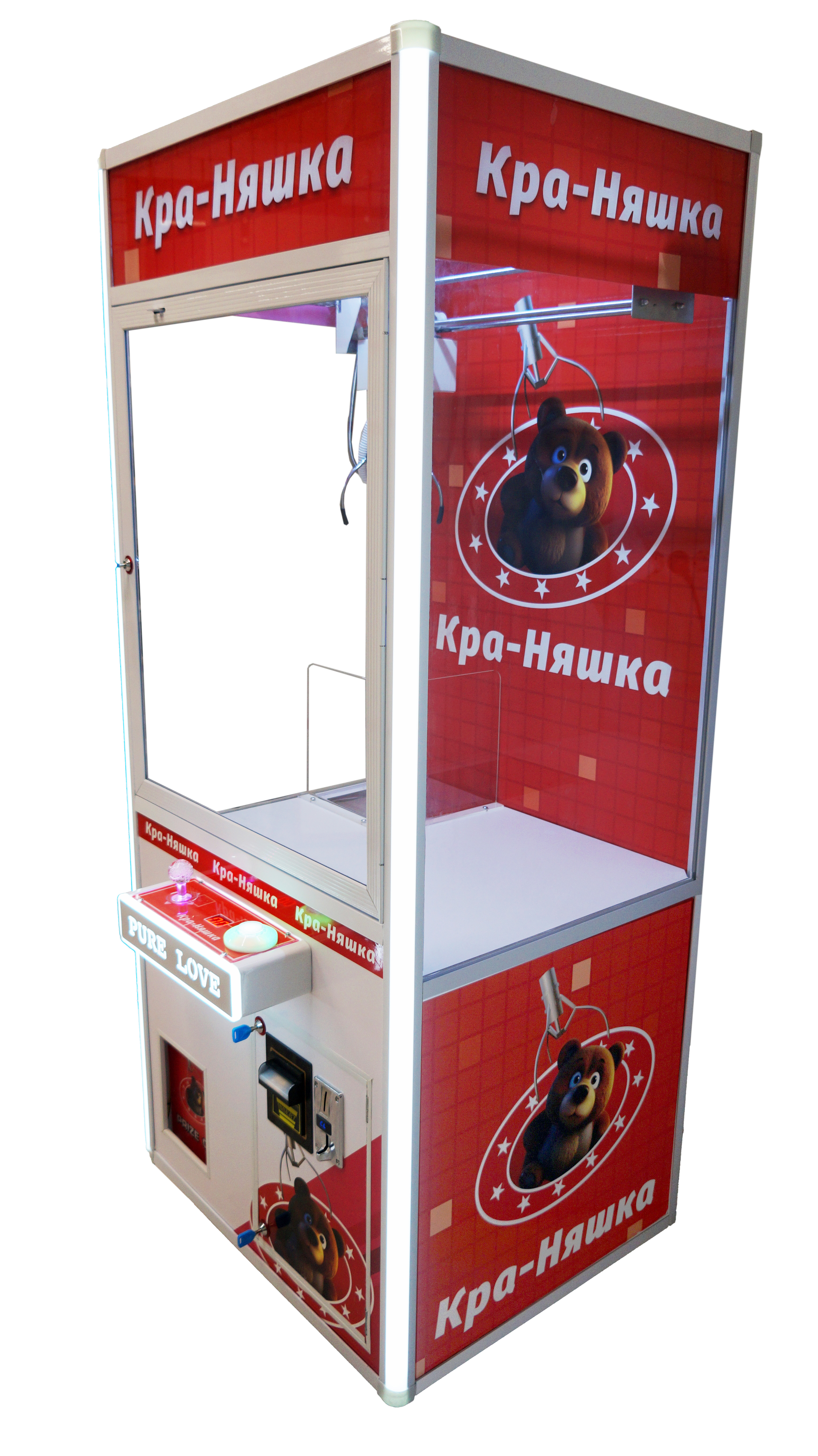 Автомат кран-машина Кра-няшка 75х65х180см