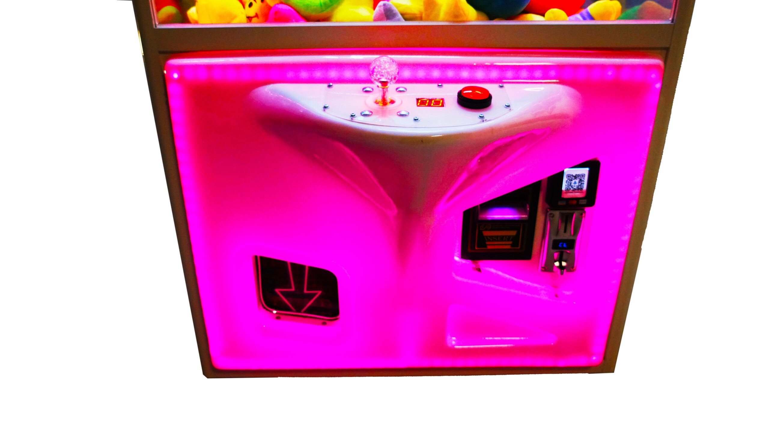 Автомат с игрушками в многоцветный Кра-Няшка хватайка