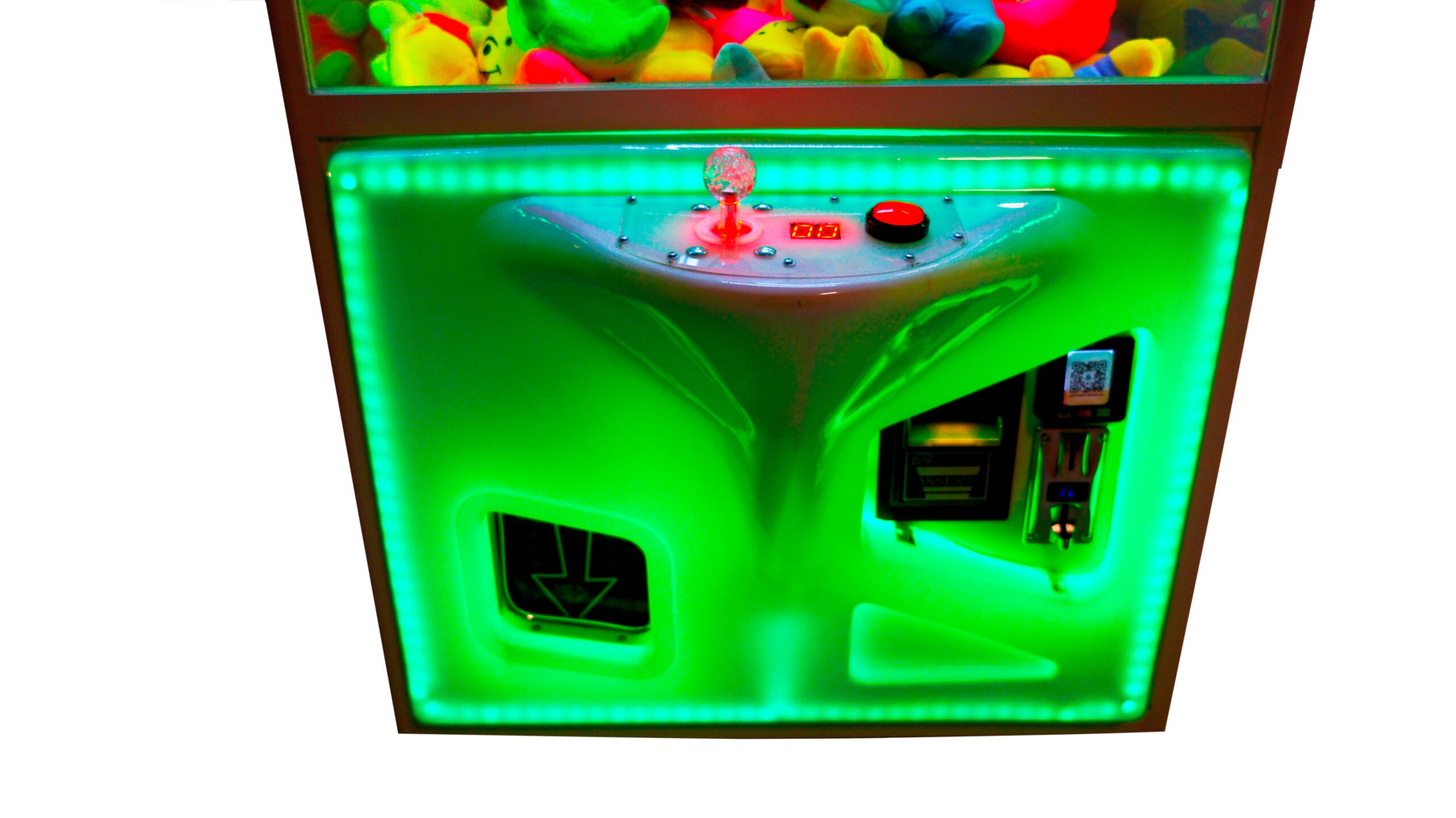 Автомат с игрушками в многоцветный Кра-Няшка хватайка