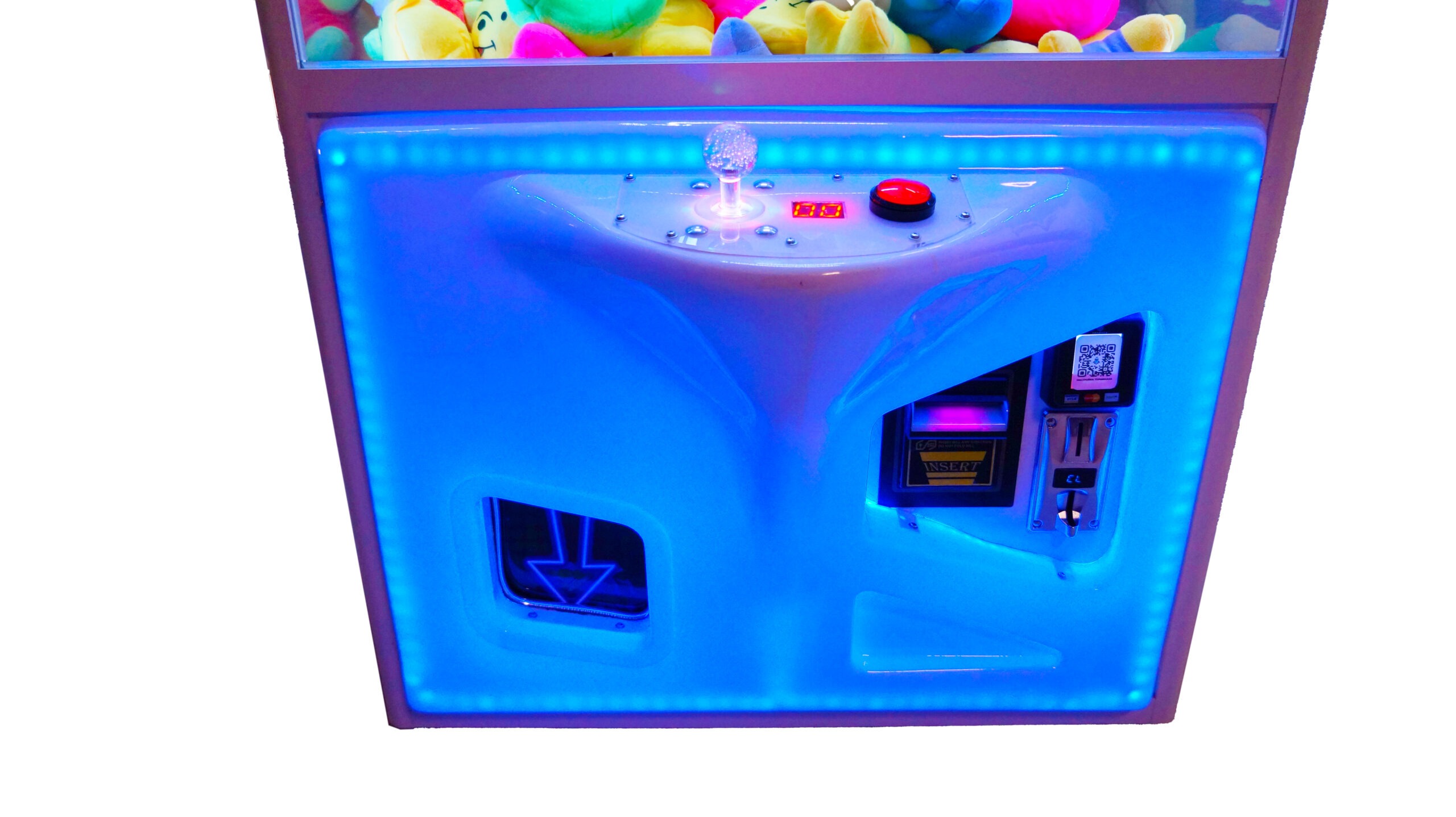 Автомат с игрушками в многоцветный Кра-Няшка хватайка