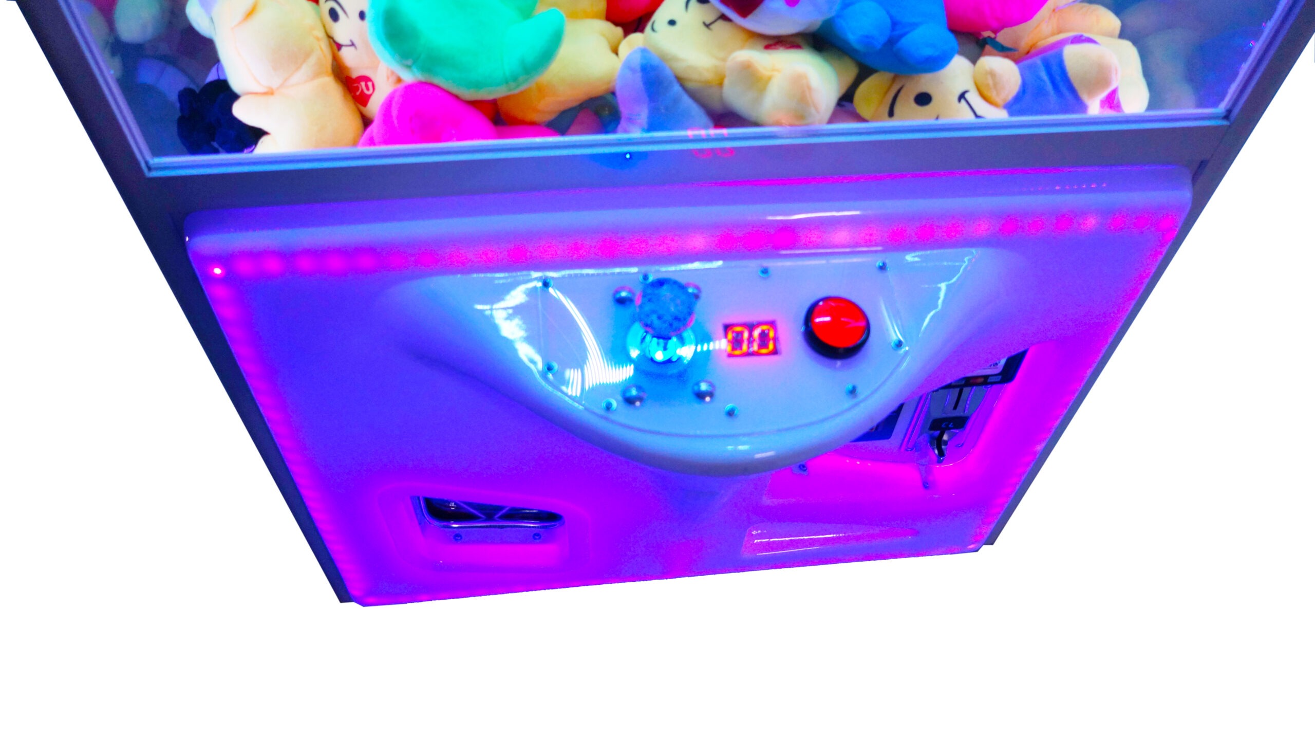 Автомат с игрушками в многоцветный Кра-Няшка хватайка